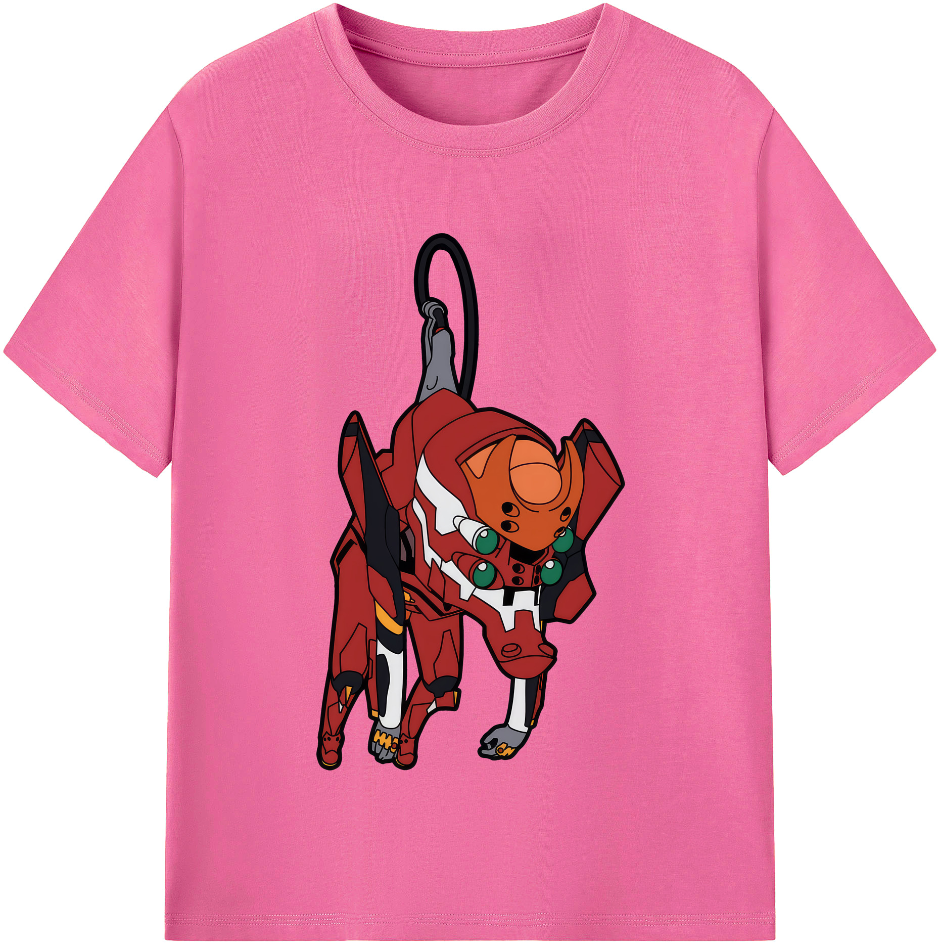 （画像用） EVA 新世紀エヴァンゲリオン レディースカジュアルプリントTシャツ（綿100％）